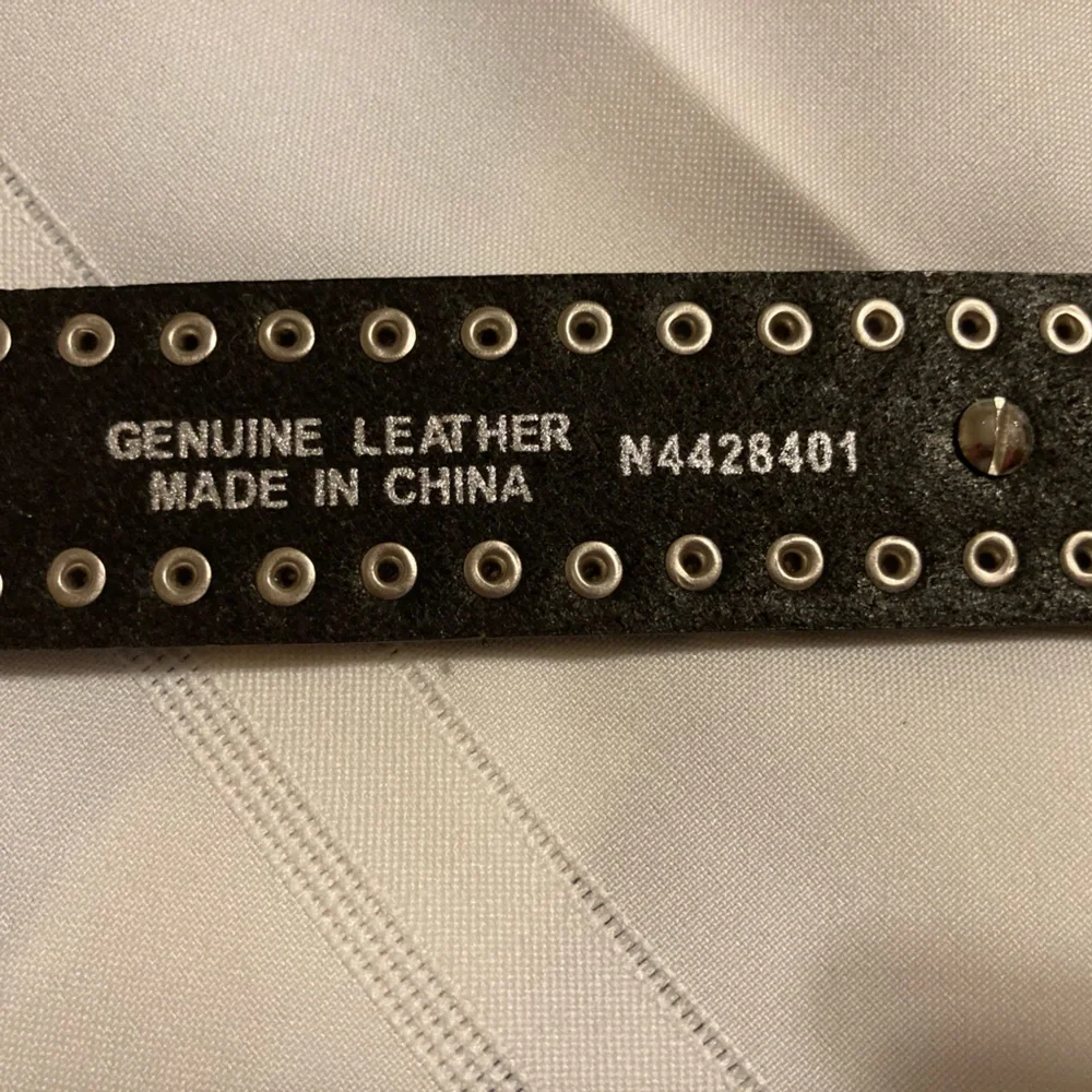 Kid's Nocona Black Diamond Studded Belt - Picture 5 of 8